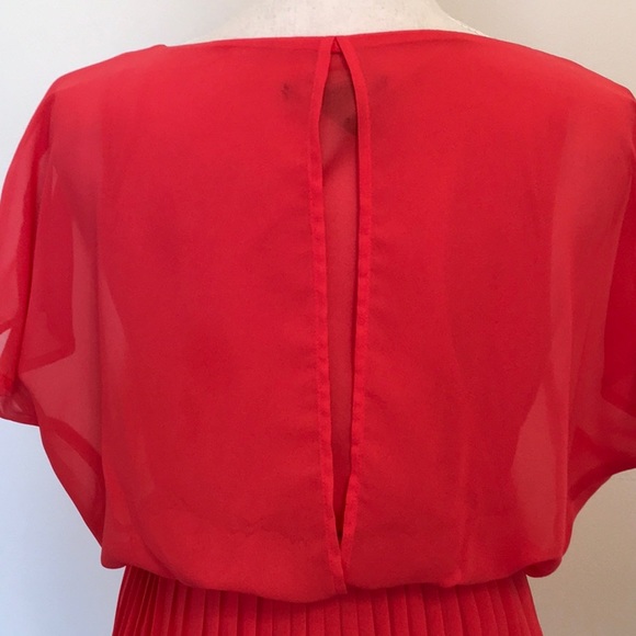 Forever21 Chiffon Trendy Pleated Skater Skirt Mini - Picture 7 of 8